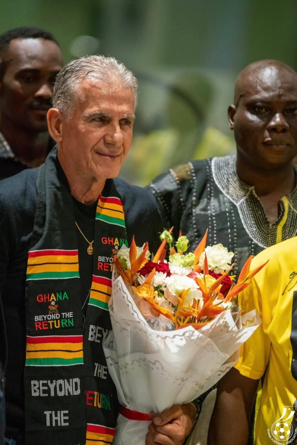 Carlos Queiroz welcoming