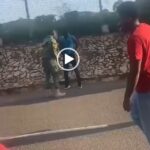 Video shows Legon security officer assau/tiñg a man; victim’s identity remains unclear, whether student or outsider-video